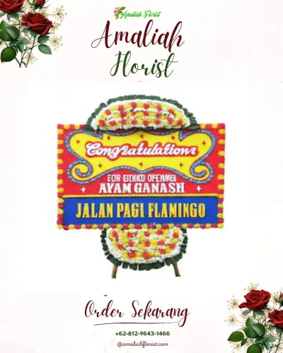 Bunga Papan Congratulation di Tegalgirang